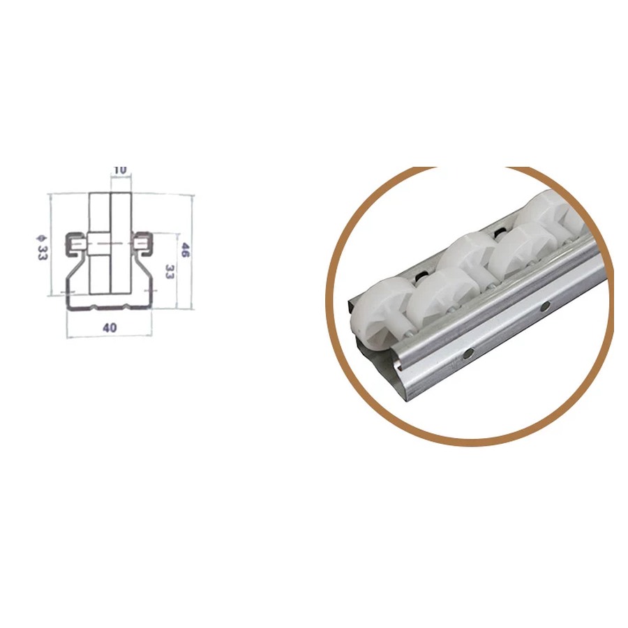 Metal Guide Rail for Carton Flow Rack