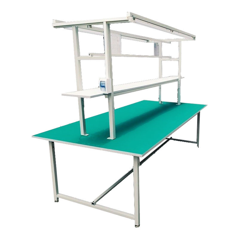 Belt Conveyor Workbench with Lighting