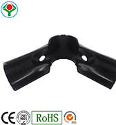 YSP-3 Outer Corner Joint | Black Metal Lean Pipe Connector | Yusilean